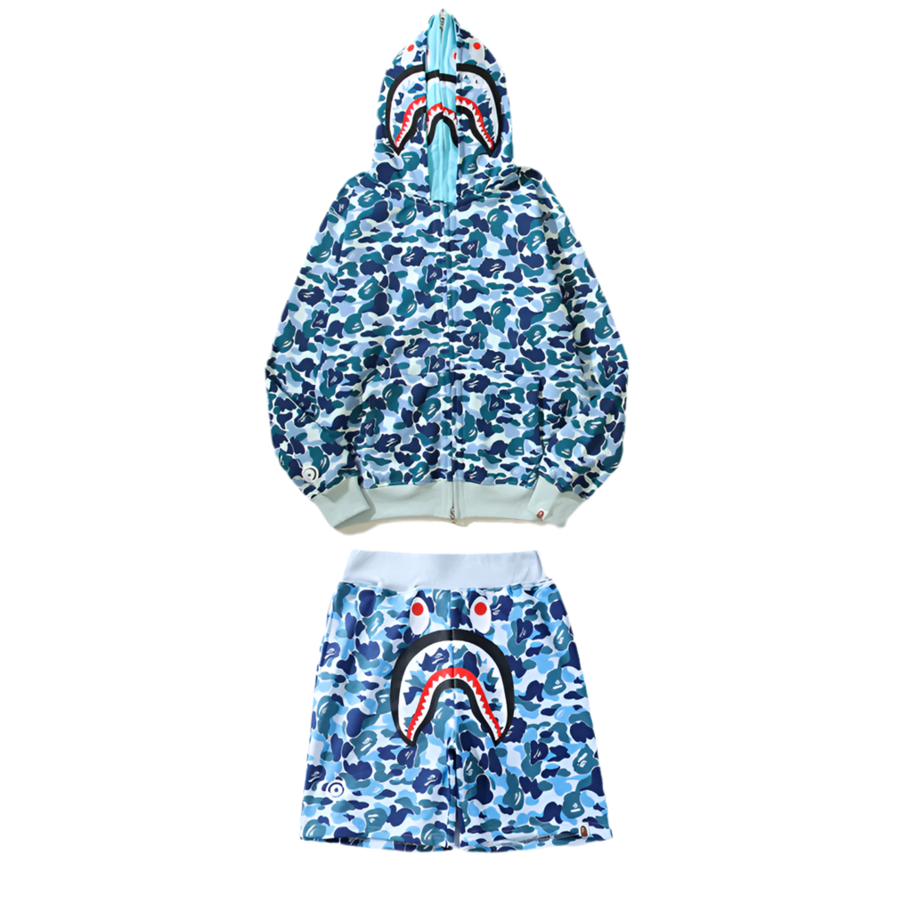 Hoodie y Shorts Set Bape- Color Options